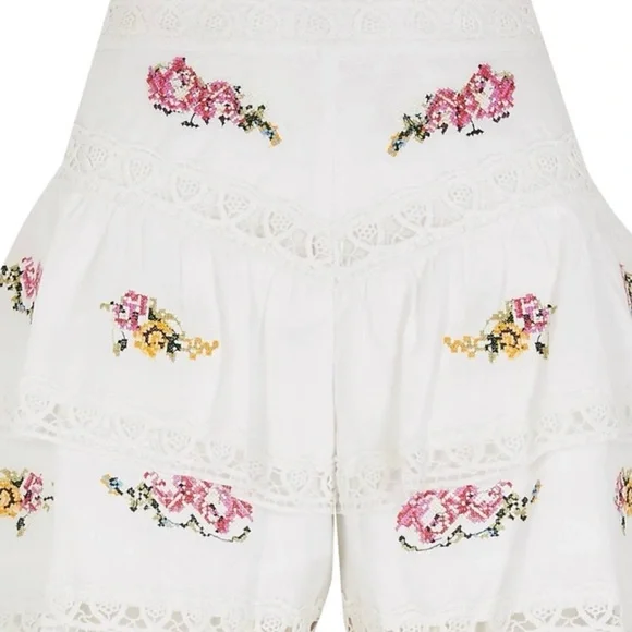RIVER ISLAND | White Floral Embroidered Set - Picture 8 of 12